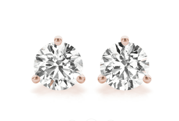 Classic 3-Prong Solitaire Studs - Image 4